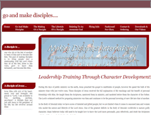 Tablet Screenshot of making-disciples.net